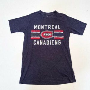 NHL Montreal Canadians T-Shirt Small S Hockey Distressed look